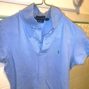 Women’s blue Ralph Lauren polo